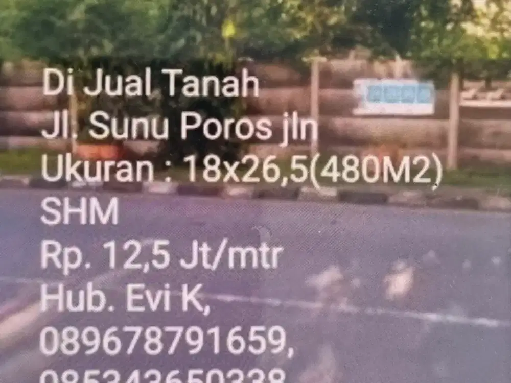 Dijual Tanah Kavling di Jl. Sunu Makassar