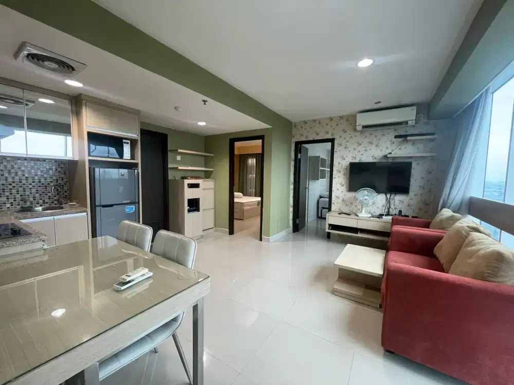 2 Bedroom Big Size Tamansari Hive Furnished - Lokasi Strategia di Cawang UKI