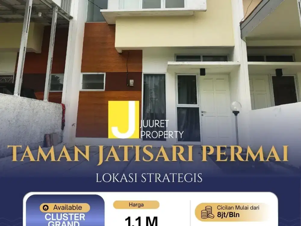 Disewakan Rumah Grand Victoria II Taman Jatisari Permai masih baru