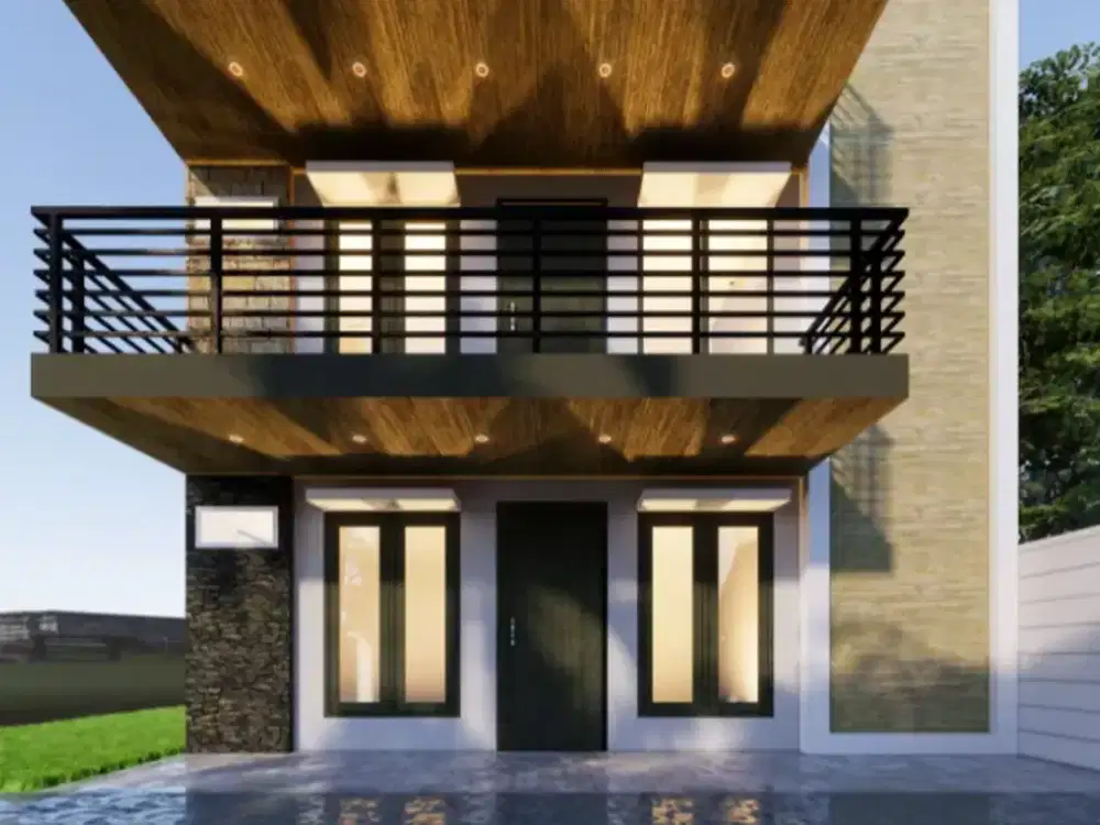 RUMAH KOST BARU DIJUAL DESAIN MODERN MINIMALIS FREE FURNIST