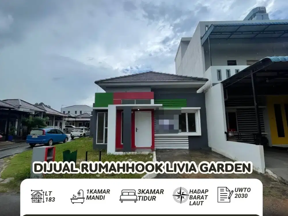 Dijual Rumah Hook Livia Garden Mitra Raya Batam Center