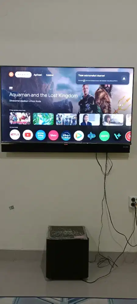 Dijual google TV Polytron subwoofer 50 inch