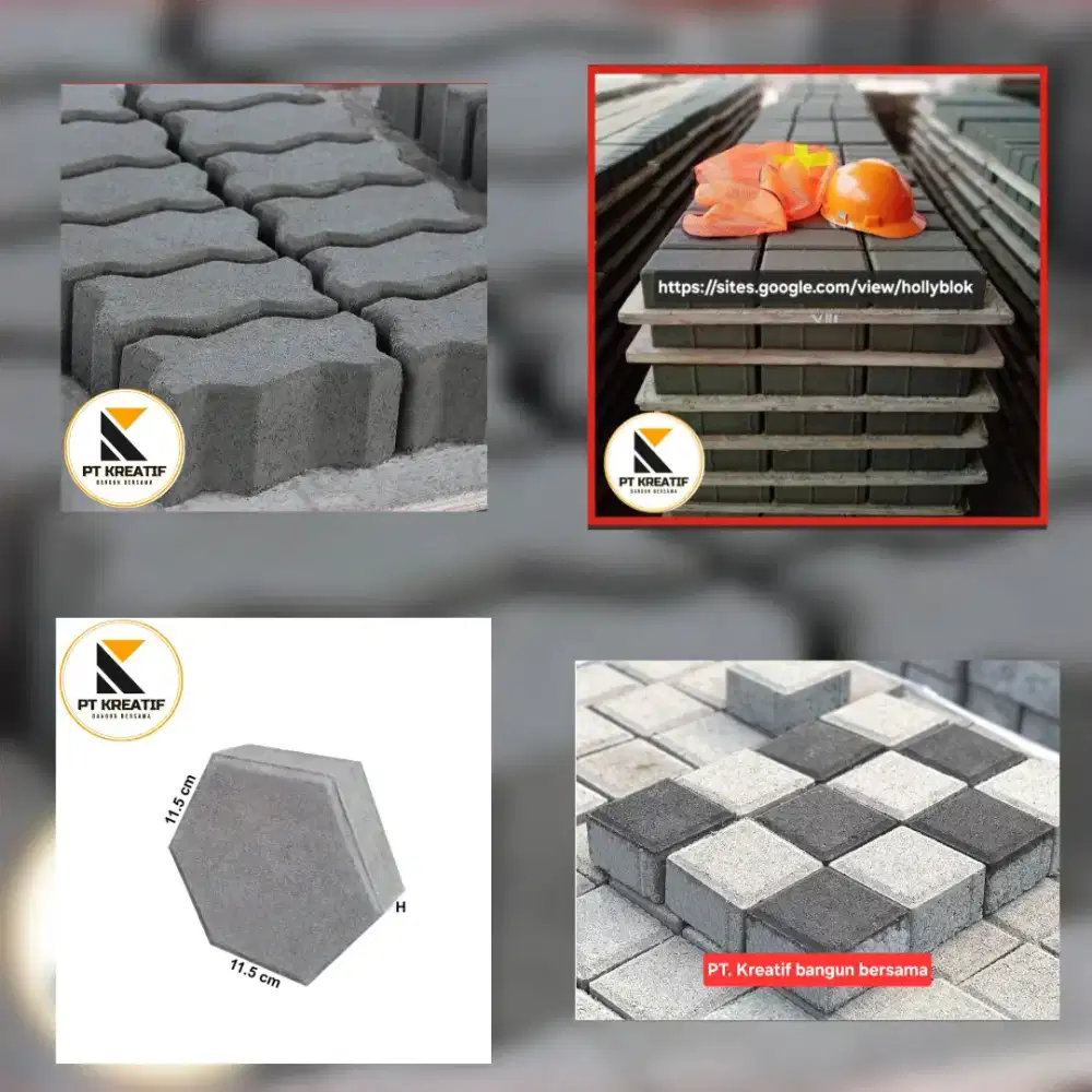 Conblock/paving block/konblok/paving blok berkualitas harga pabrik