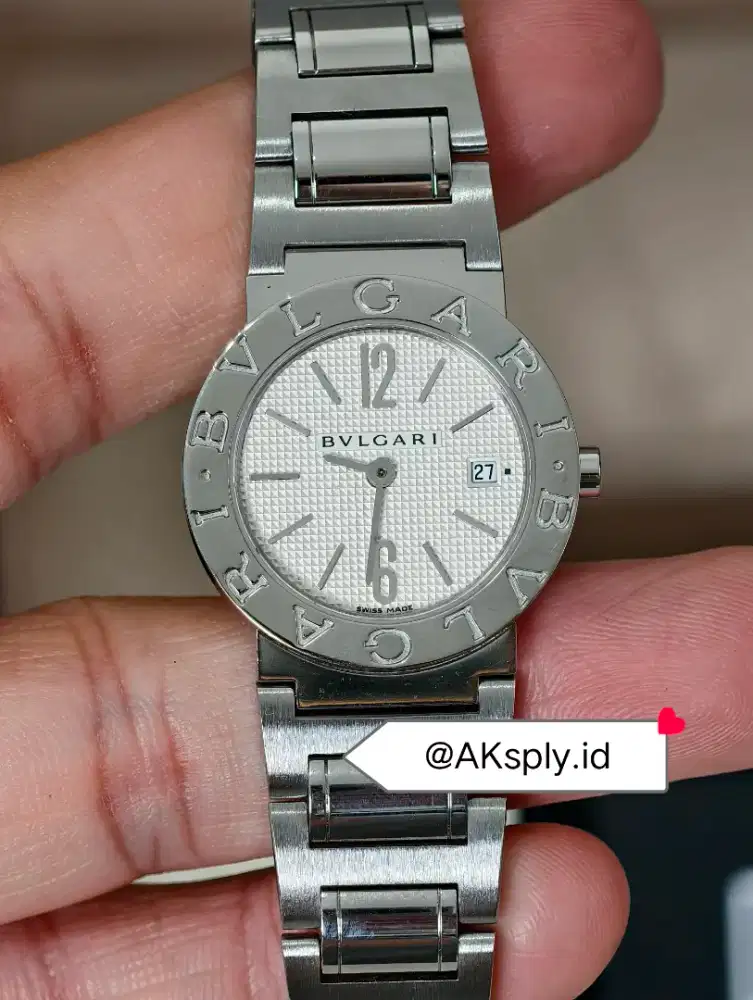 Bvlgari BB26SS White dial 26mm