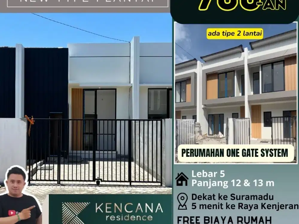 perumahan murah, rumah surabaya utara, kencana residence, rumah minimalis
