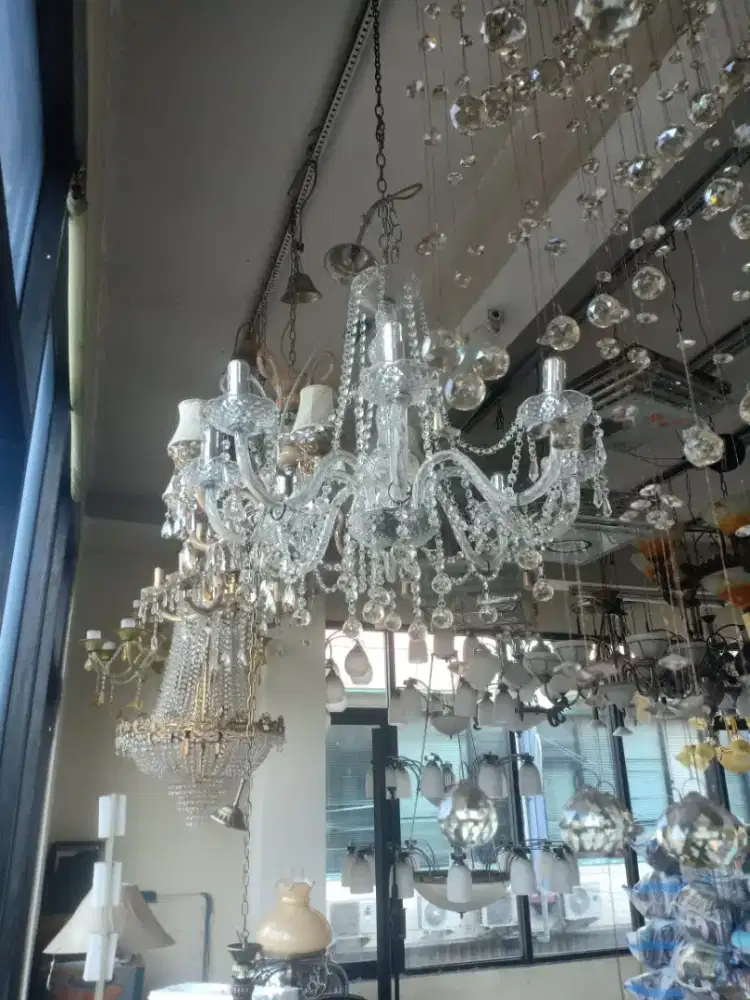 LAMPU GANTUNG CRYSTAL CANDLE