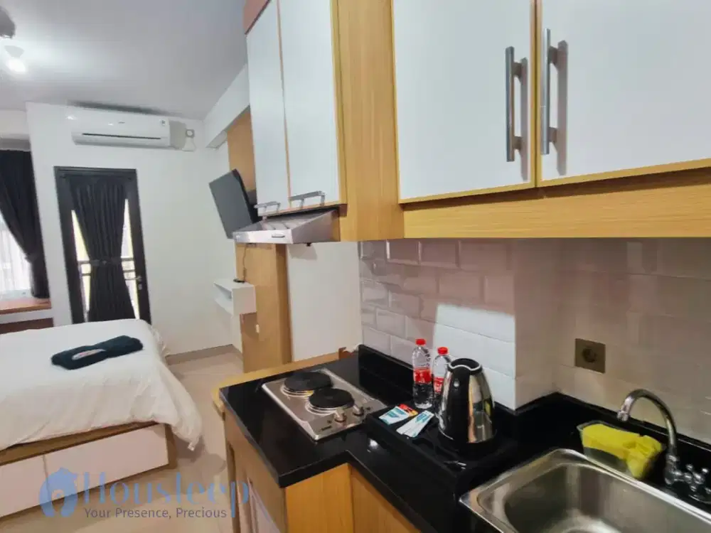 DISEWAKAN APARTEMEN TRANSPARK CIBUBUR STUDIO COZY FULL FURNISH LENGKAP