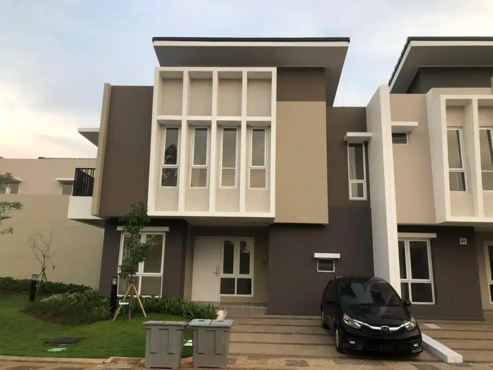 DIJUAL RUMAH HOEK SIAP HUNI CLUSTER ROSSINI SYMPHONIA GADING SERPONG