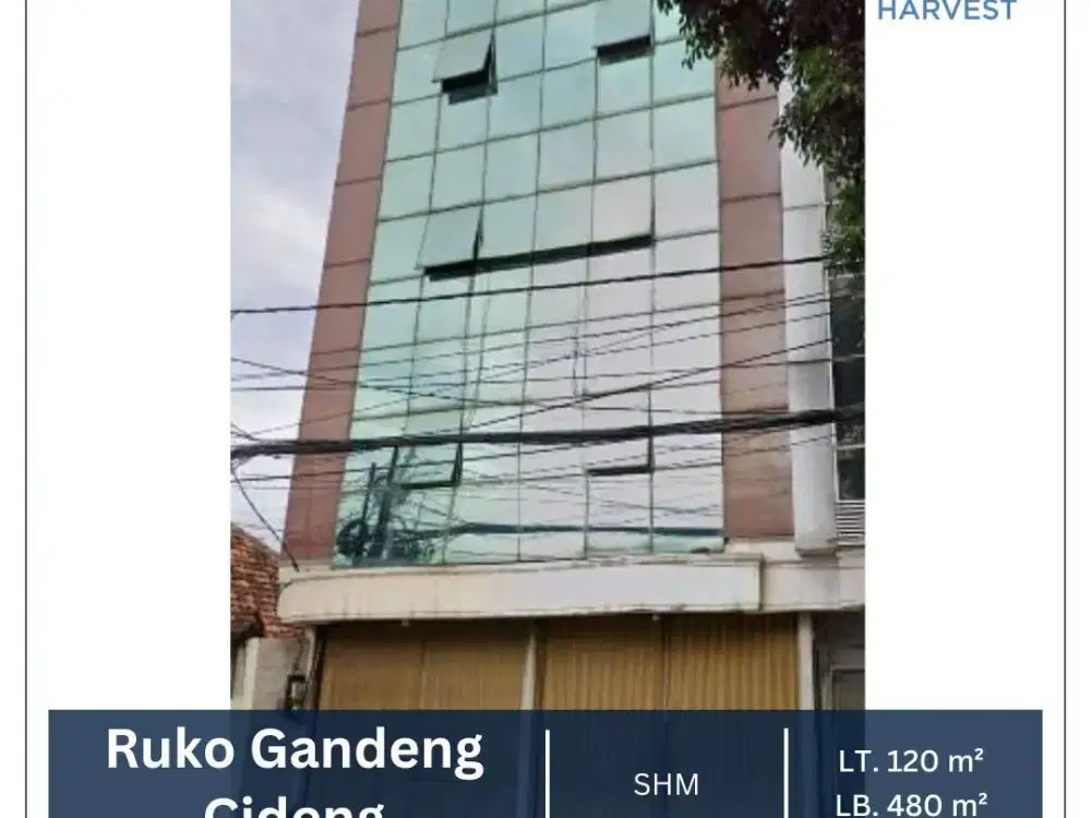 Dijual / Disewakan Murah Ruko Gandeng 2 di Cideng Jakarta Pusat