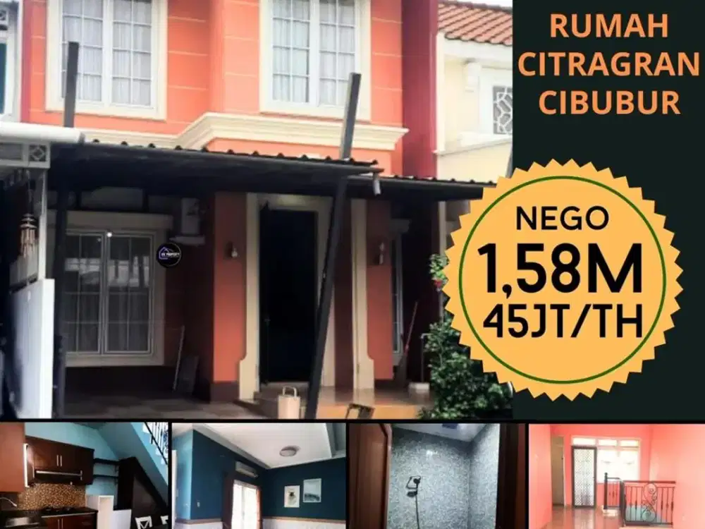 DIJUAL DAN DISEWAKAN RUMAH DI CITRA GRAND CIBUBUR