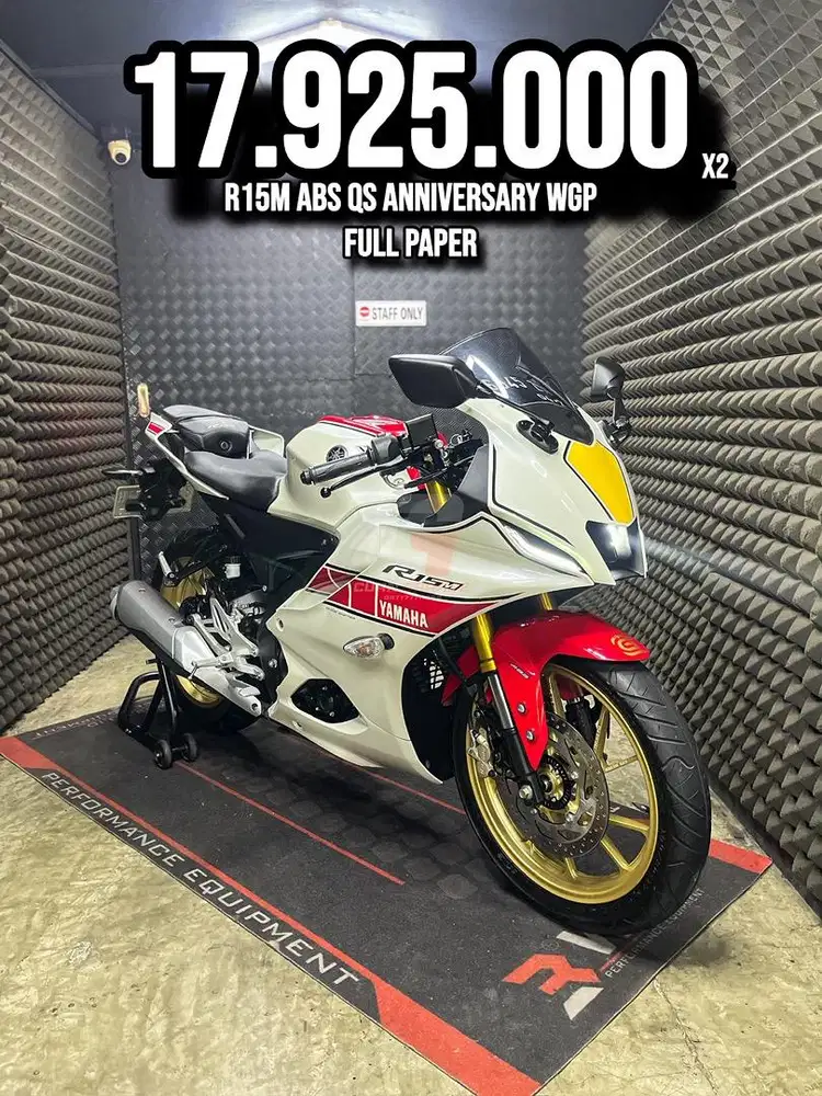 R15M OR R 15 M 2022 ABS QS ANNIVERSARY WGP LOW KM FULL ORIGINAL