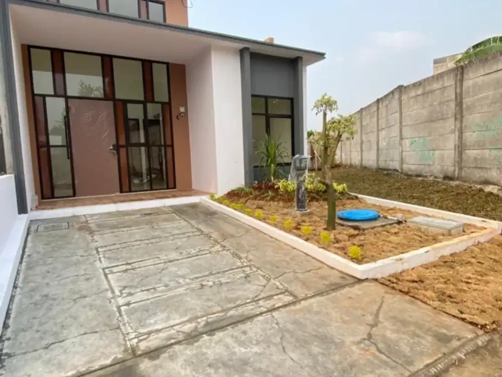 Dijual Rumah Hook Baru Siap Huni dekat Stasiun Cisauk Serpong BSD