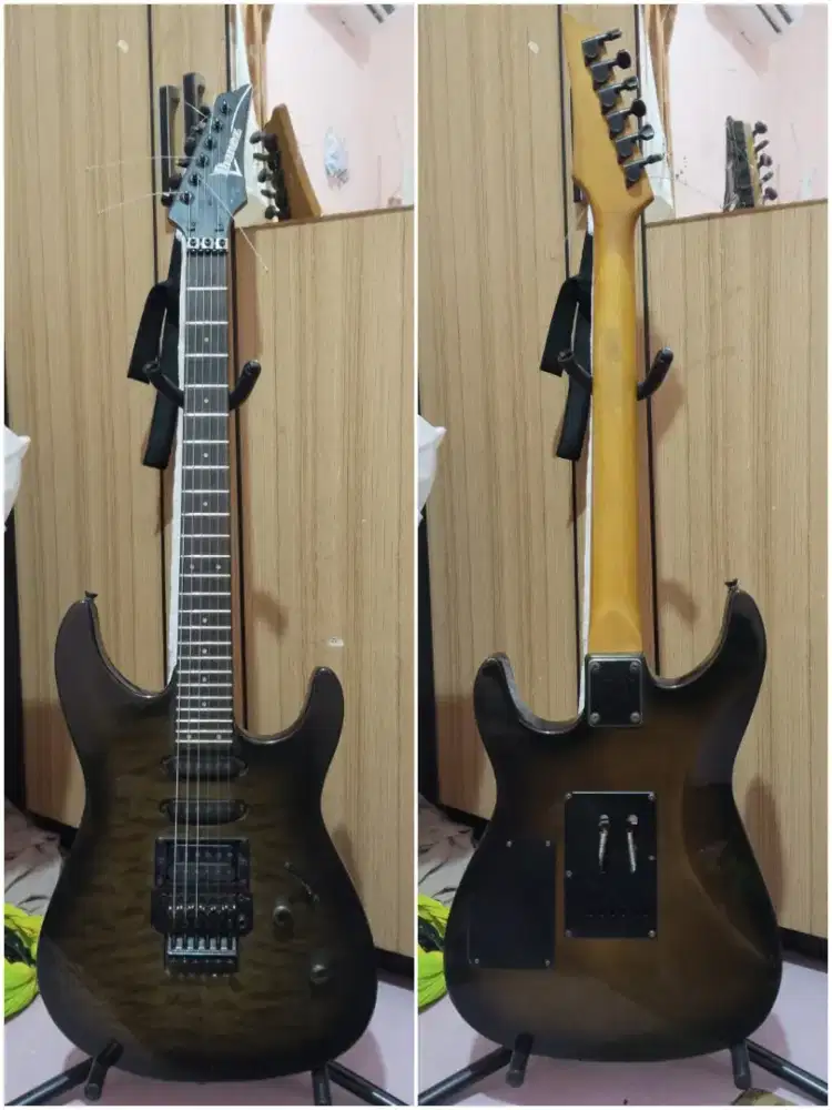gitar listrik ibanez custom berkualitas mantap nett