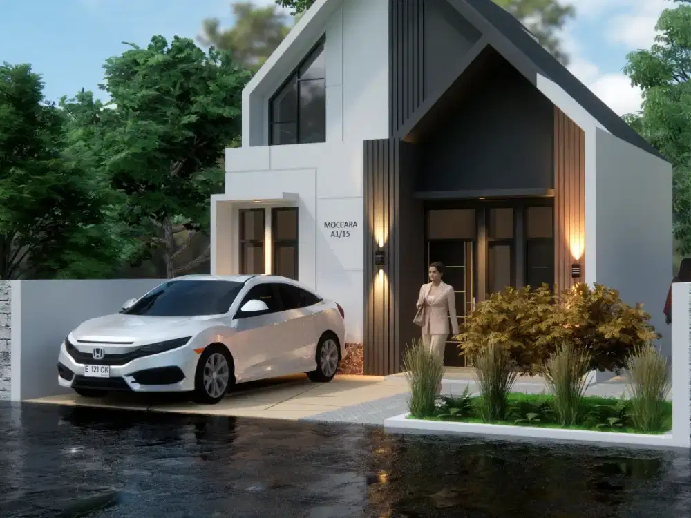 Rumah 1 lantai villa moccara