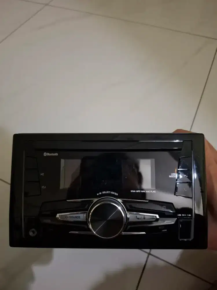(PRELOVED) HEADUNIT JVC BLUETOOTH ORI COPOTAN BRIO 2023