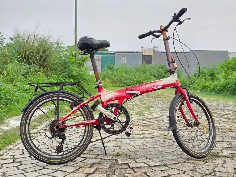 Sepeda lipat element go green platinum