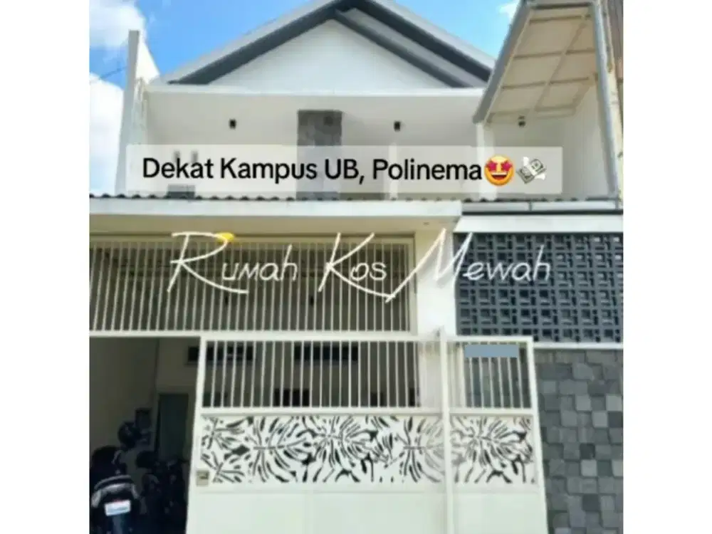 Rumah Kos Exclusive 2Lantai Suhat Malang Full Furnished - Siap Huni