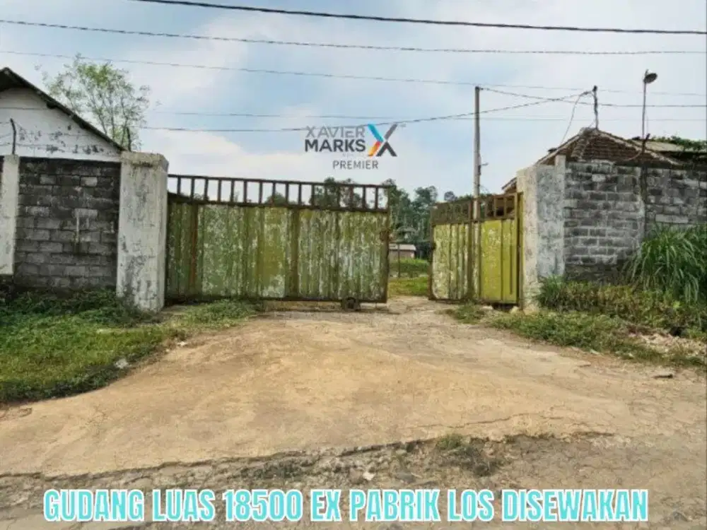 Disewakan gudang luas ex pabrik di Jabung Pakis Malang