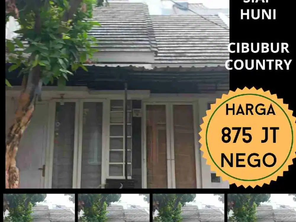 TURUN harga! Dijual cepat murah rumah luas di Cibubur Country