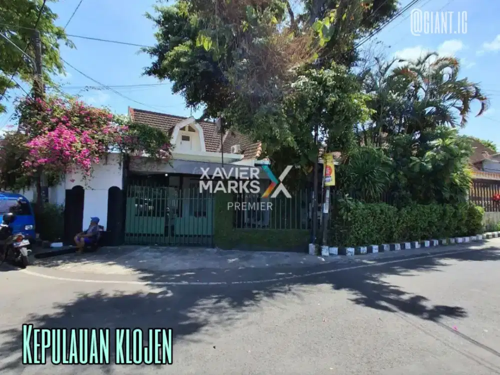 Rumah terawat di area kepulauan Klojen Malang