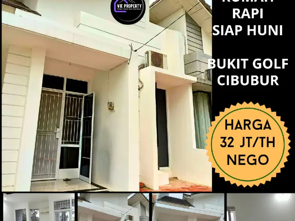 DISEWAKAN MURAH, RUMAH SUDAH RENOV SIAP HUNI DI BUKIT GOLF CIBUBUR