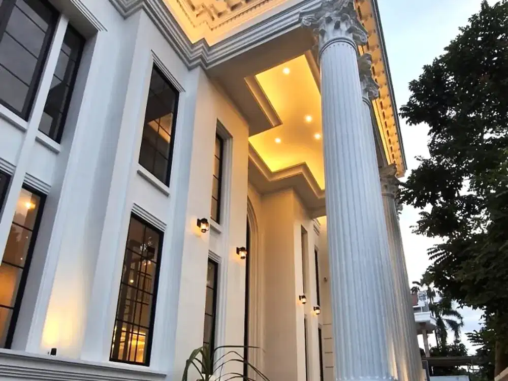 Premium Rumah Gress American Minimalis 3 Lt Pool Marmer Graha Family