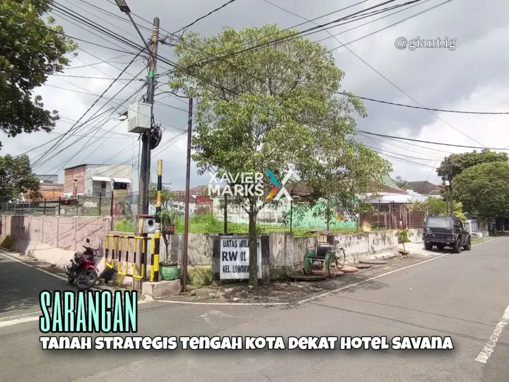 Tanah strategis tengah kota di Daerah Sarangan Lowokwaru Malang