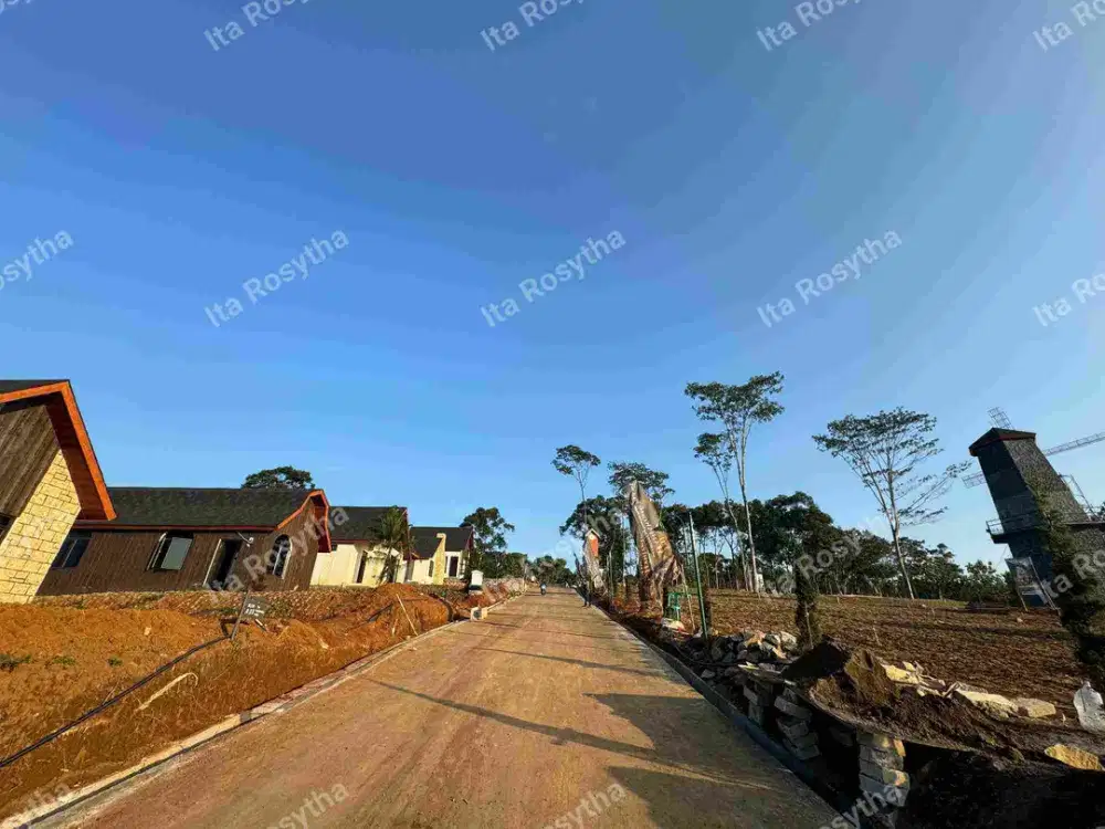 Tanah Kavling Pemandangan Indah View Pegunungan Sejuk dan Dingin,Sudah SHM,di Puncak 2 Bogor,Dekat Jakarta exit Tol Nagrak Cibubur