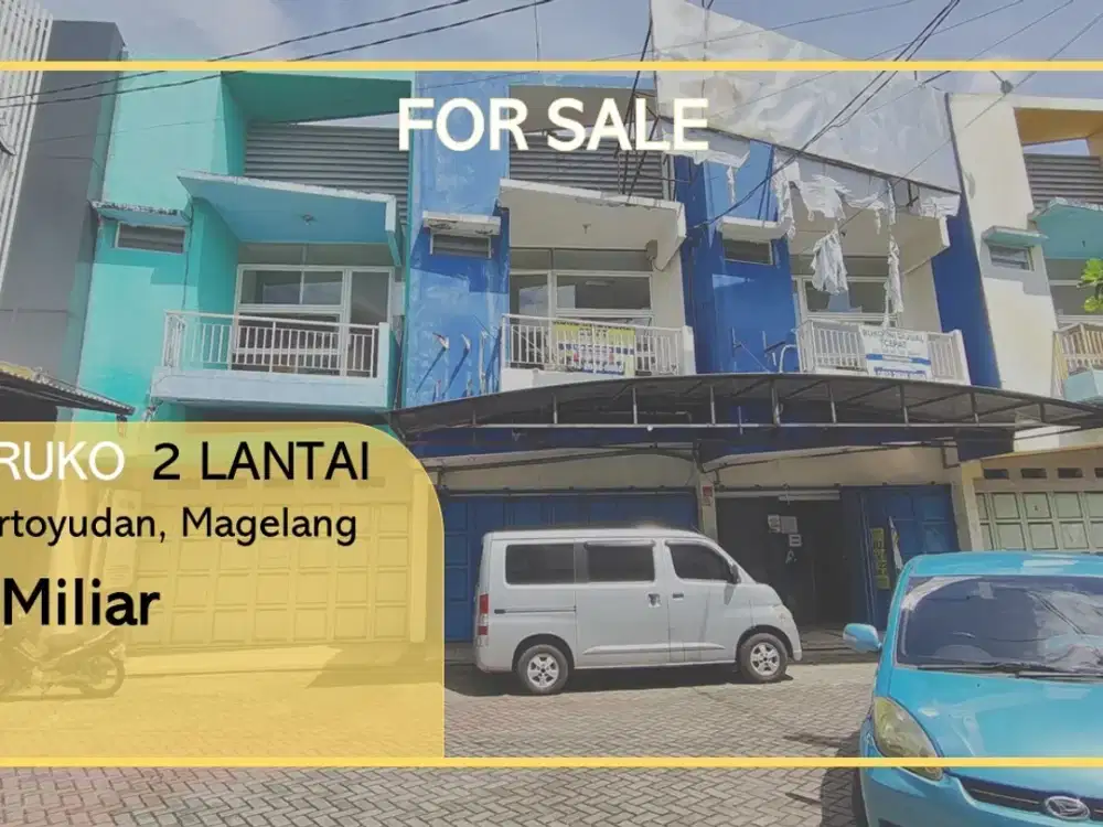 RUKO 2 LANTAI SIAP HUNI STRATEGIS DEKAT ALUN-ALUN MAGELANG