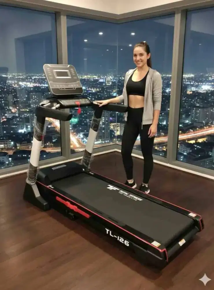 BIG TREADMILL TL 126 POWER 4 HP ALAT FITNESS TOTAL GYM