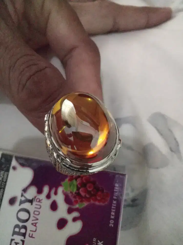 Batu yellow topaz jumbo