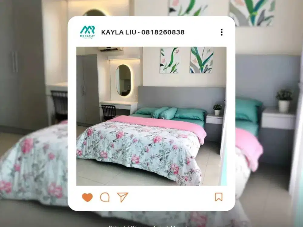 Apartemen Ancol Mansion Studio Full Furnish Lantai Tinggi