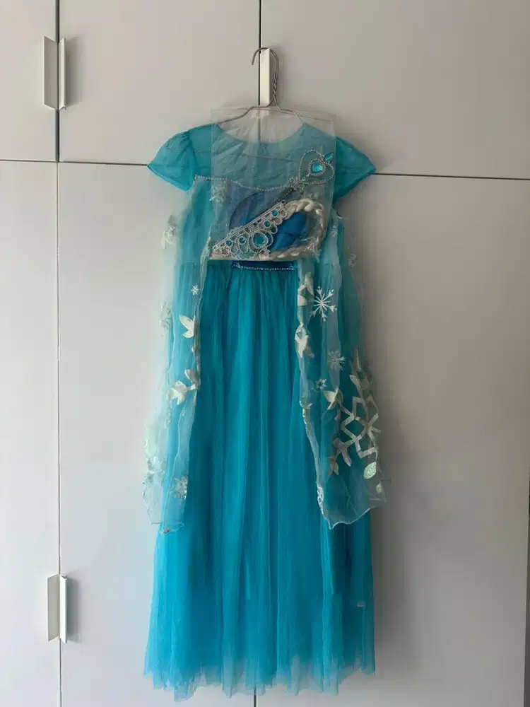 [PRELOVED] dress elsa biru dari balloon size 12