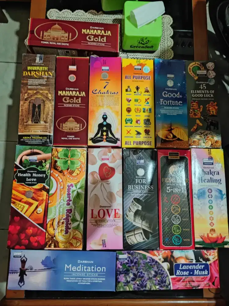 Berbagai varian dupa/hio mini, wangi...