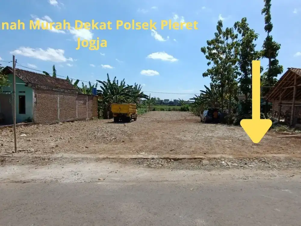 3 JUTAAN: Tanah Dekat Pasar Giwangan Jogja, Jl Imogiri Timur, Luas 200