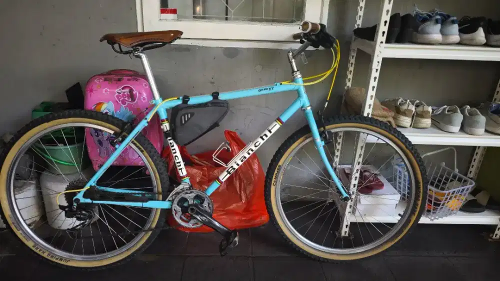 Sepeda Bianchi Osprey rare item full Deore