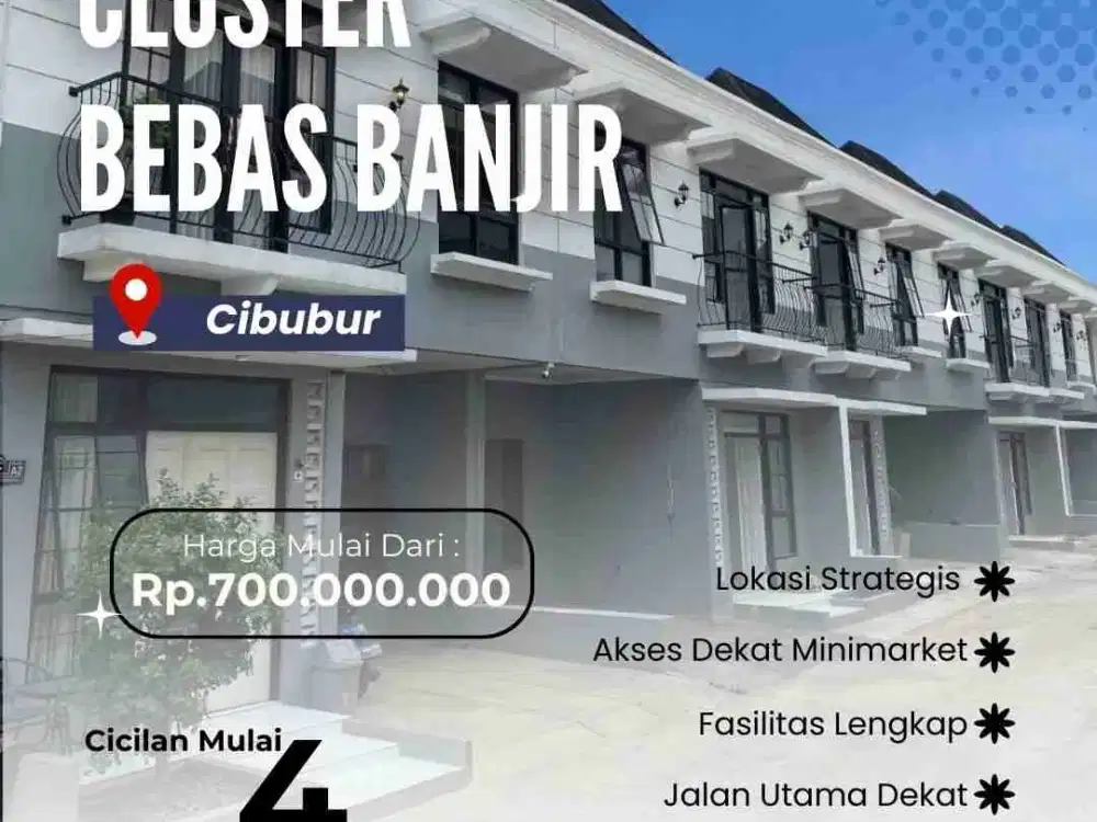 RUMAH CLASIK MODERN. LOKASI STRATEGIS, SECURITY 24 JAM. DP 0%. FREE BIAYA2