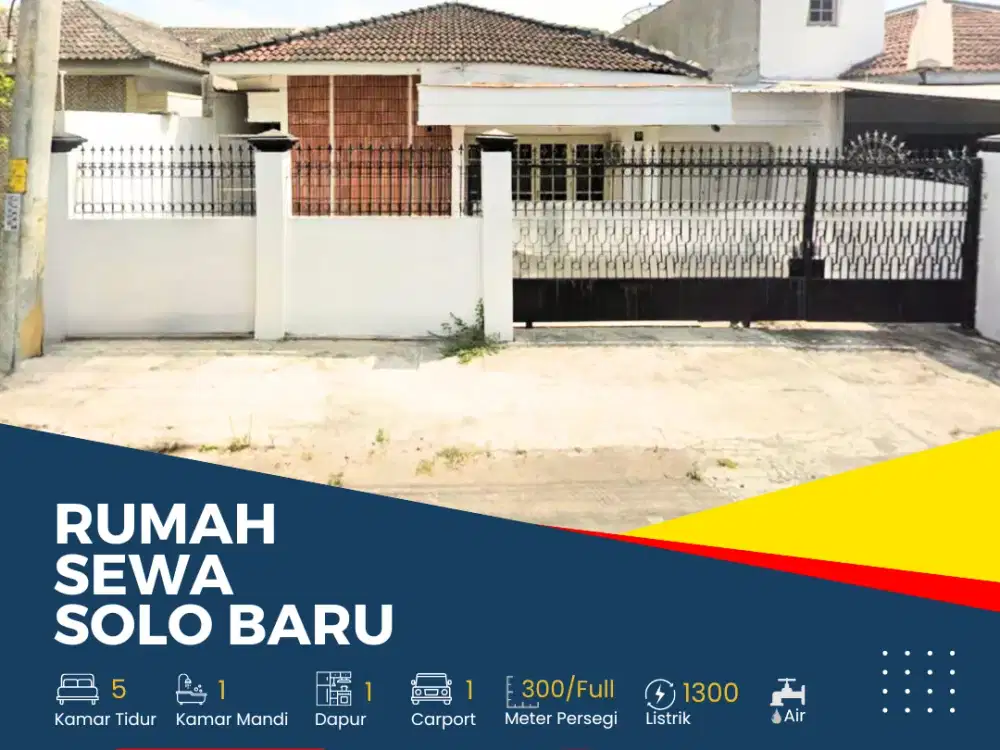 Rumah Sewa Solo Baru