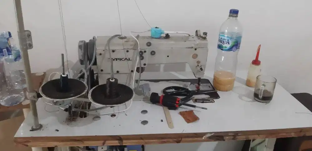 Jual cepat mesin jahit tas, mesin seset, mesin tungku jakarta