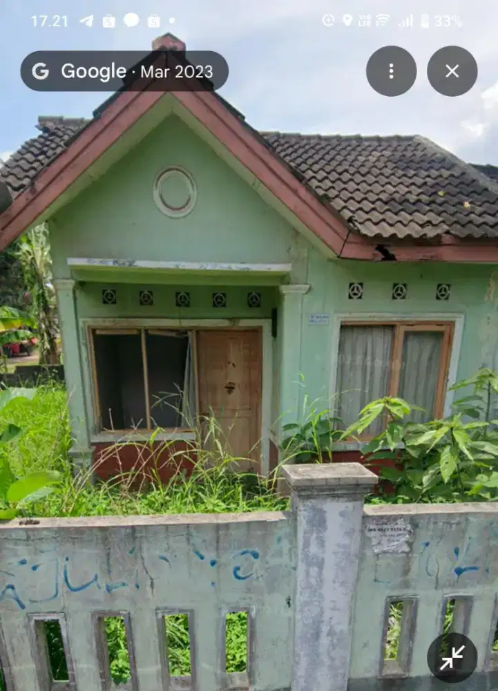Di jual rumah hook murah 170 jt nego
