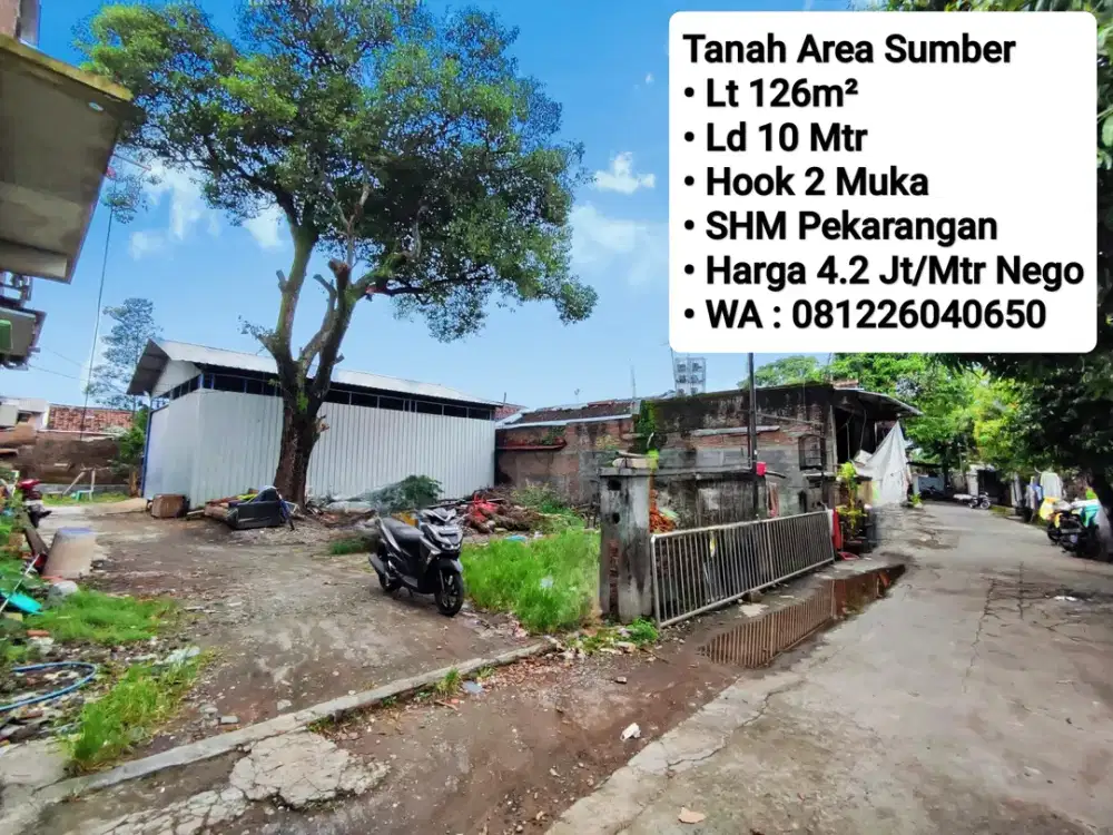 Jual Tanah Area Sumber, Dekat Manahan, Banyuanyar, Klodran
