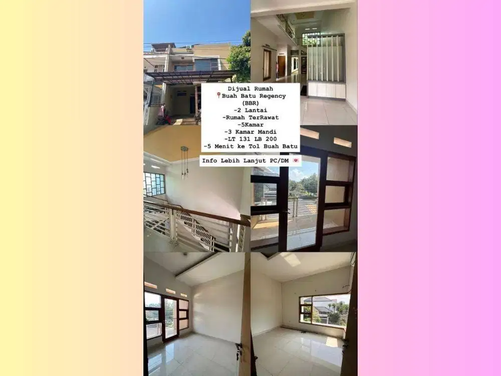 Jarang ada Dijual Rumah Buahbatu Regency (BBR)