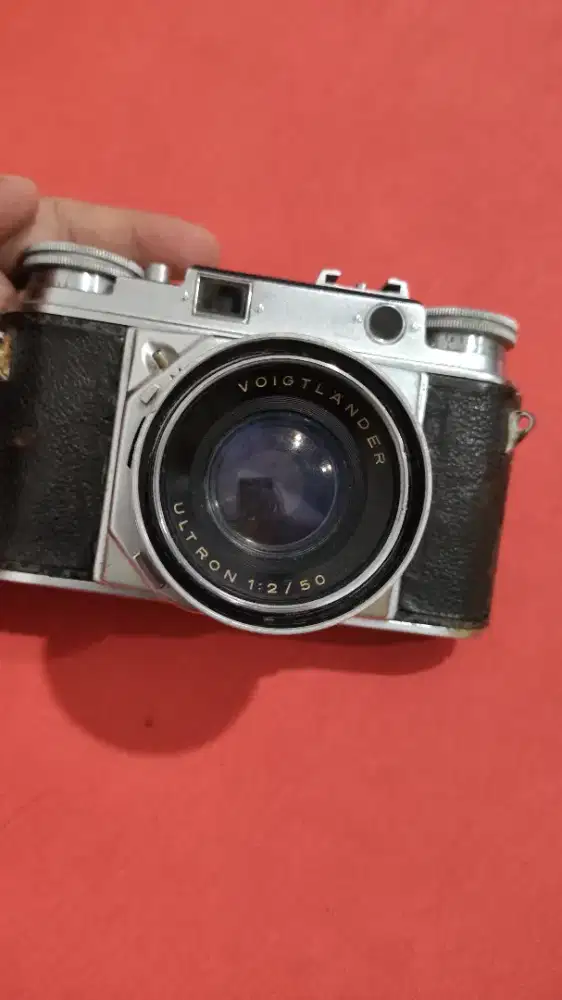 Kamera Jadul Antik Voiglander Voigtlander Prominent + Lensa 50mm f2