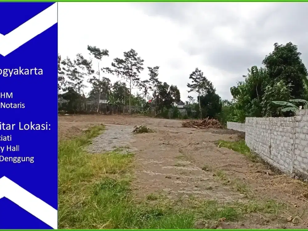 Siap AJB Tanah Jongke, Cocok untuk Hunian Dekat Masjid Suciati