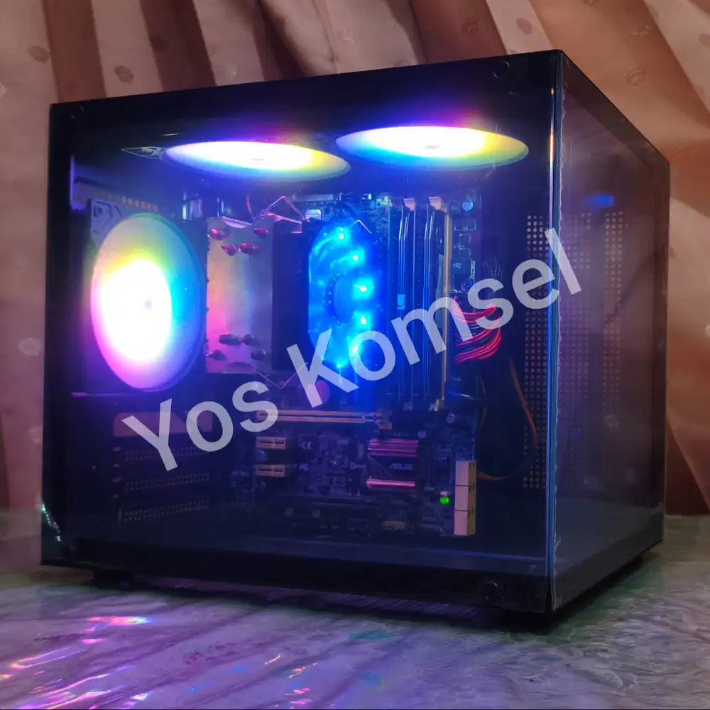 CPU Komputer Server Desain Gaming 32GB