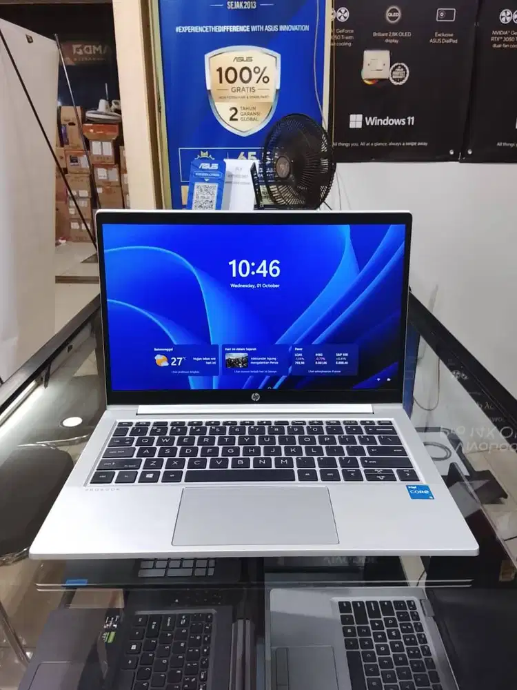 HP Probook 430 G8 i5 1135G7 RAM 8GB SSD 512GB NVMe Layar 13.3 IPS FHD