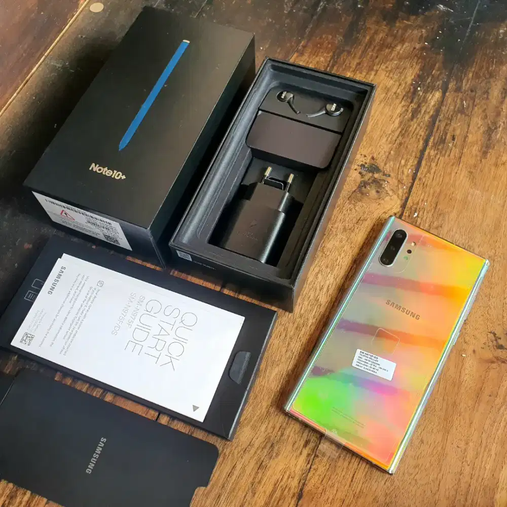 Samsung Note10+ 512 GB S-Pen ON SEIN Mulus Lengkap Galaxy Note 10 Plus