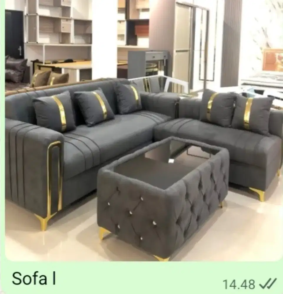 Sofa l murah best seller