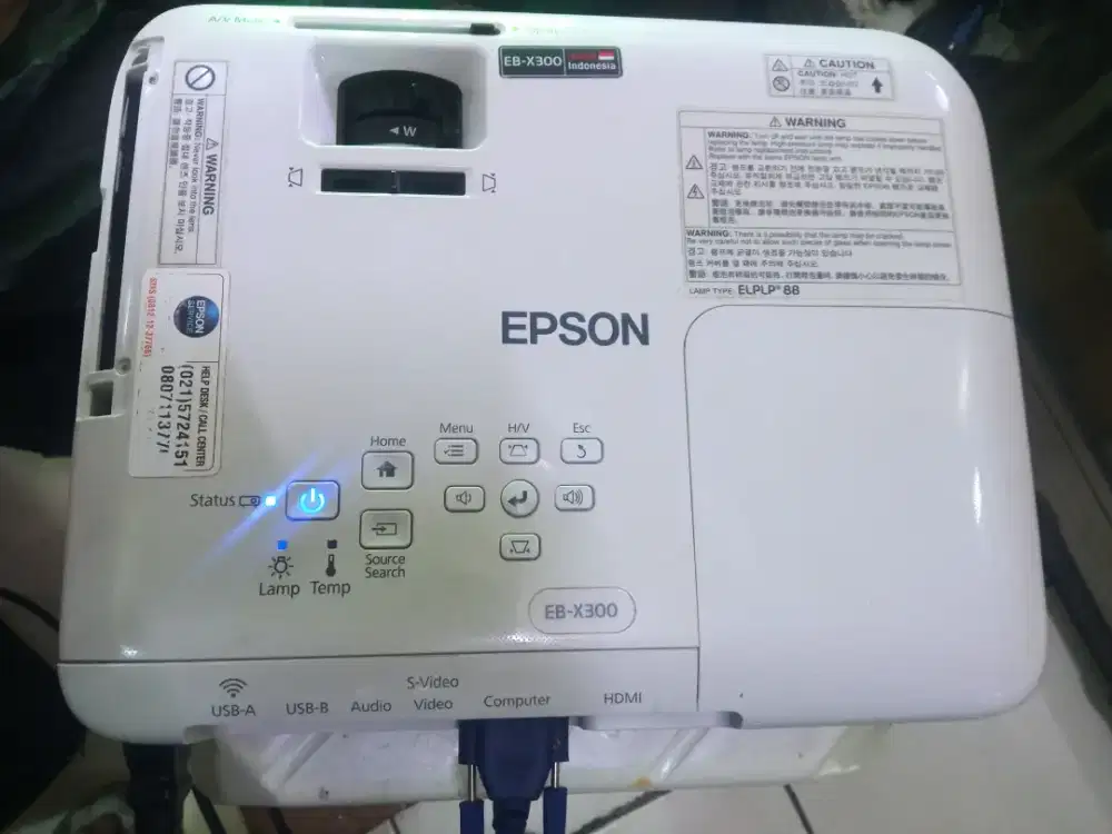 Epson ebx300 terang