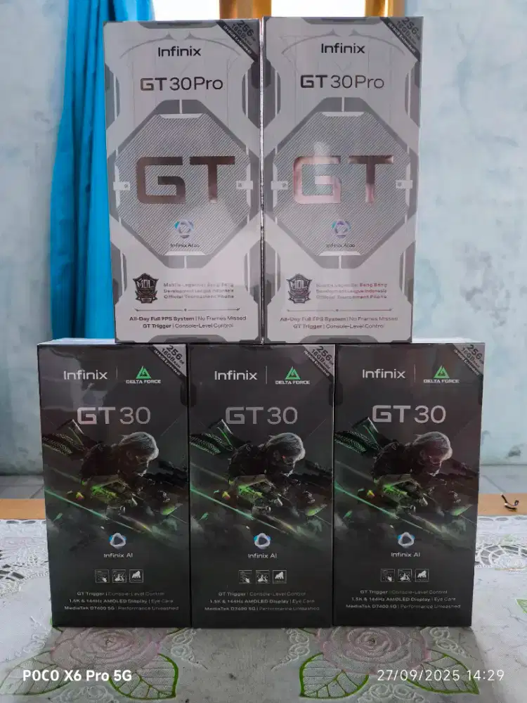Infinix gt 30 pro 5G 8/256 gt 30 5G 8/256 baru dan segel murah
